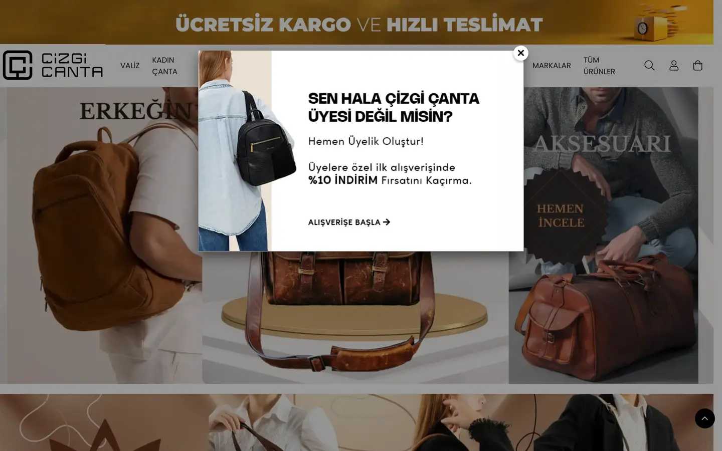 Çizgi Çanta
