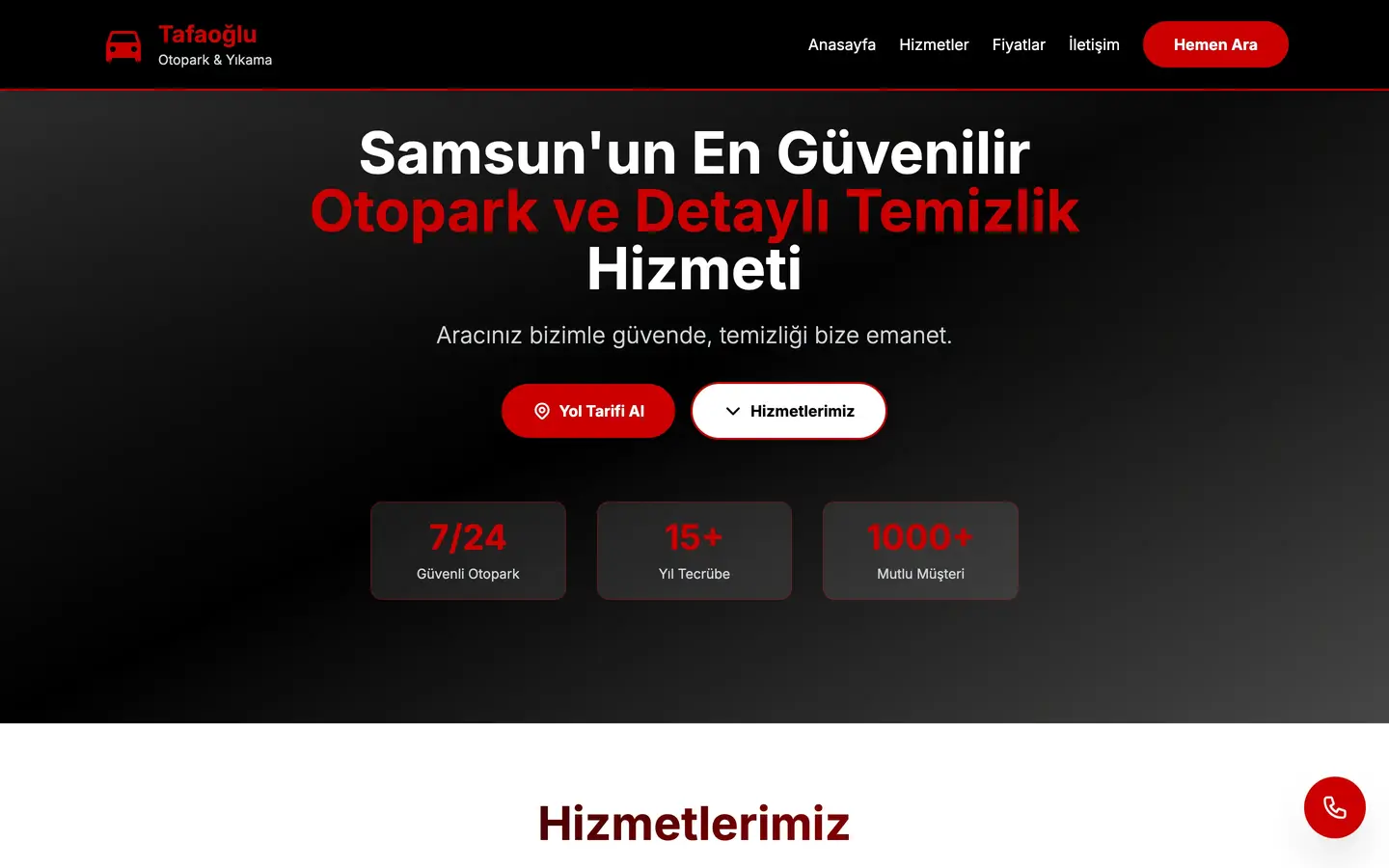 Tafaoğlu Otopark & Yıkama